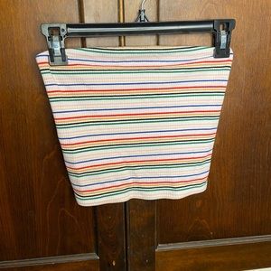 American Eagle Outfitters striped tube top size small. Good condition.